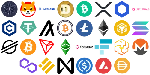 Crypto logos
