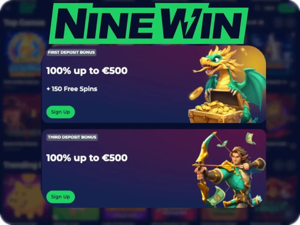 ninewin bonus offers