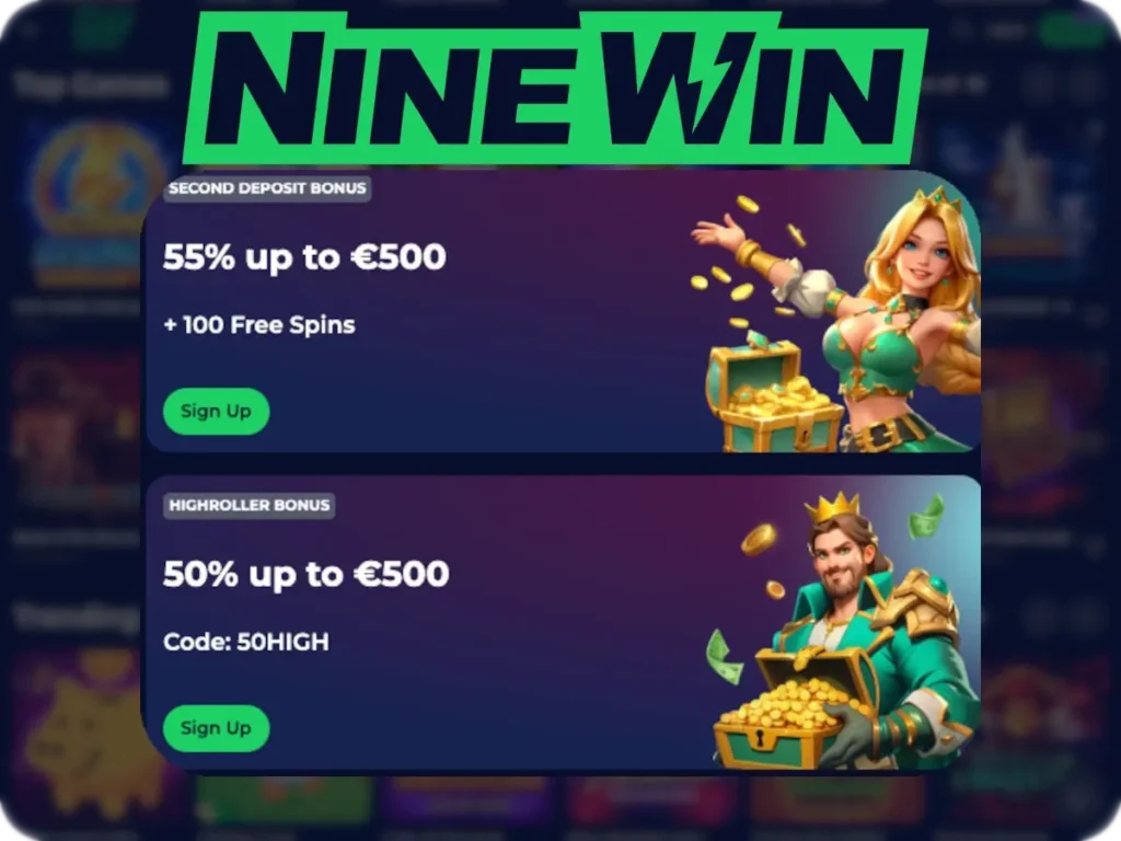 ninewin casino promotions